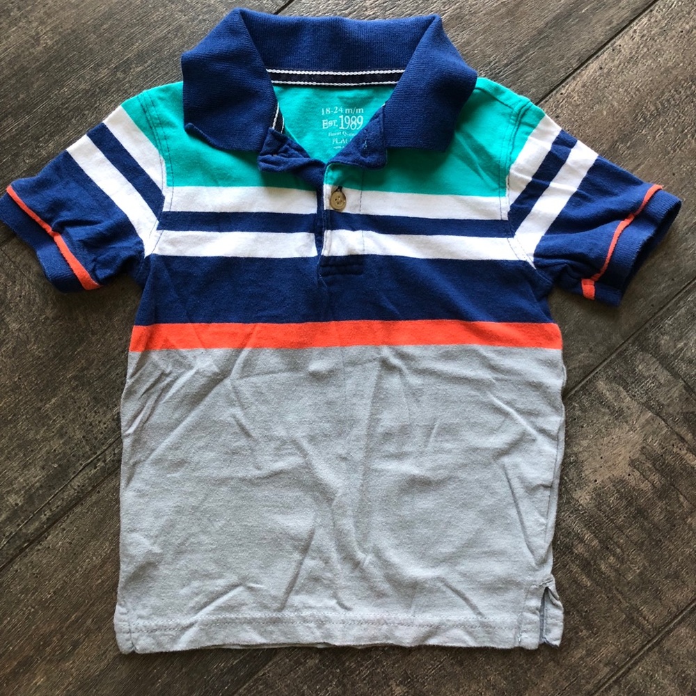 Toddler boy Collar T-shirt